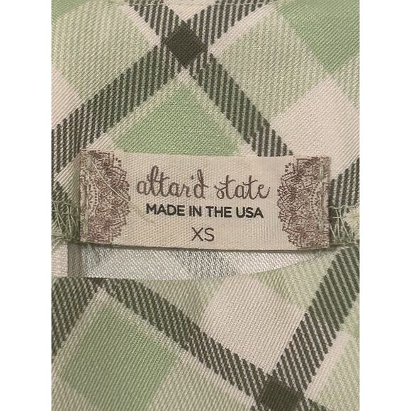 NWT Altar'd State Plaid Mini Skirt size XS - Picture 5 of 5